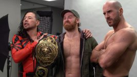 WWE Elimination Chamber S01E00 Sami, Cesaro & Nakamura pose with the title - 9th March 2020 Full Episode