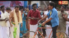 Saravanan Meenatchi S07E38 Vettaiyan's bicycle sets off! Full Episode